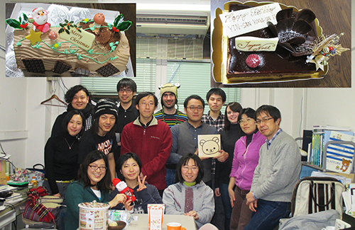 Party after the laboratory cleaning in the end of 2014